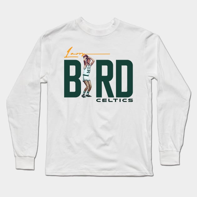 Larry Bird Long Sleeve T-Shirt by Indonexia